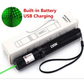 USB Rechargeable Green Laser Pointer Pen Light 990Miles 532NM Astronomy Visible Beam Light 1mw Flashlight Must Offer A Hazardous Materials Shippi