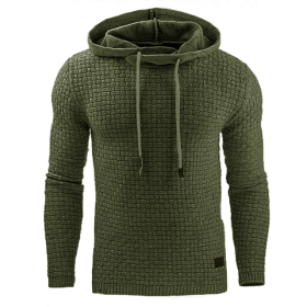 Men's hoodies sweater (Option: Green-XL)