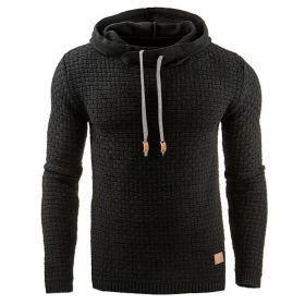 Men's hoodies sweater (Option: Black-XXL)