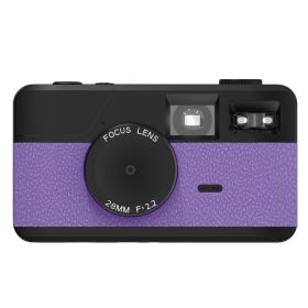 Retro Screen-free Digital Camera 8-mode Filter (Color: Purple)