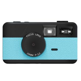 Retro Screen-free Digital Camera 8-mode Filter (Color: Blue)