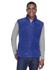 Adult 8 oz. Fleece Vest - SAFETY ORANGE - S (Color: TRUE ROYAL, size: S)