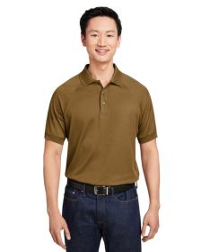 Men's Charge Snag and Soil Protect Polo - SAFETY YELLOW - 5XL (Color: COYOTE BROWN, size: L)