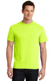 Port & Company Core Blend Tee PC55 (Color: Safety Green, size: 5XL)